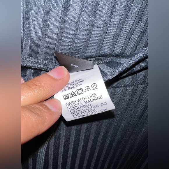 SHEIN SXY Rib-knit O-ring Zipper Drawstring Hoodie & Leggings - Picture 5 of 11